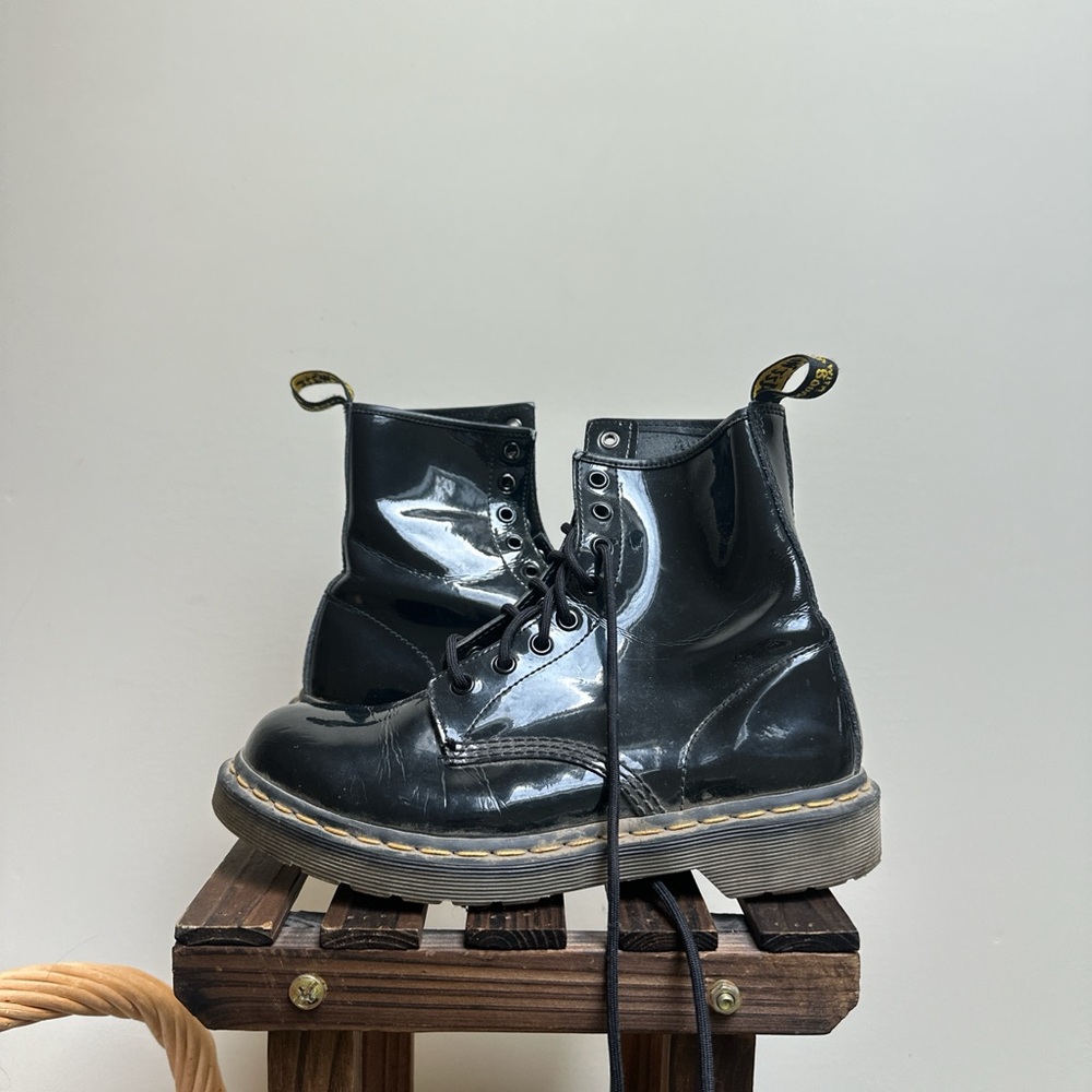 Dr. Martens Black Leather Boots